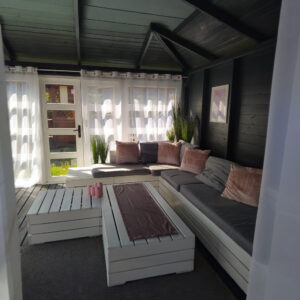 Dřevěný altán čtyřstranný výhled zimní zahrada 14 8