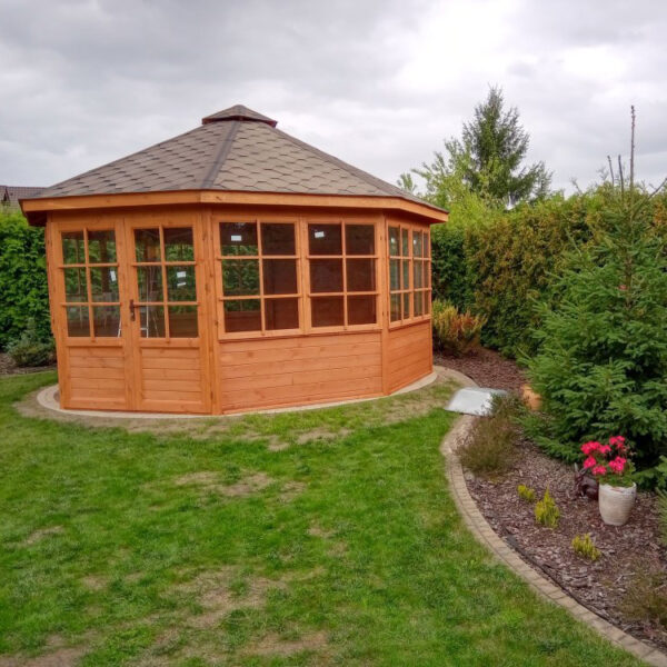 Dřevěný altán oktagon 3