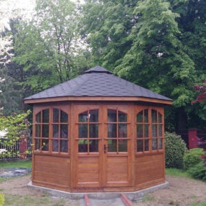 Dřevěný altán oktagon 4