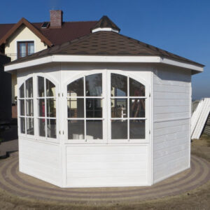 Dřevěný altán oktagon 6