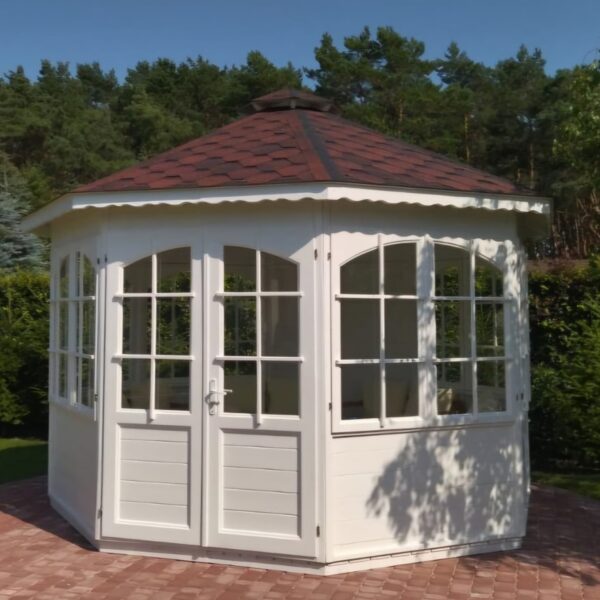 Dřevěný altán oktagon