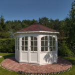 Dřevěný altán oktagon 7