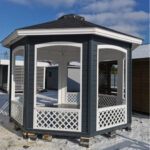 Dřevěný altán osmistranný 1