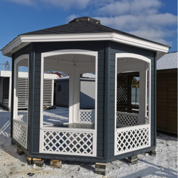 Dřevěný altán osmistranný 1