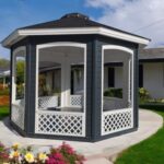 Dřevěný altán osmistranný