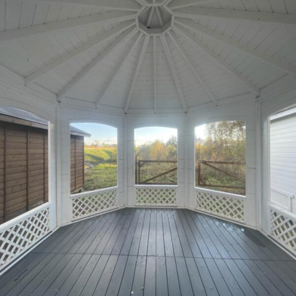 Dřevěný altán osmistranný 2