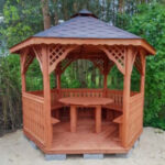 Dřevěný altán šestistranný a2 1