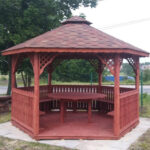 Dřevěný altán šestistranný a2 10