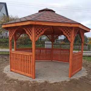 Dřevěný altán šestistranný a2 11
