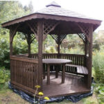 Dřevěný altán šestistranný a2 5