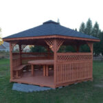 Dřevěný altán šestistranný b2a 1