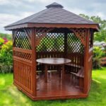 Dřevěný altán šestistranný b2a