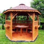 Dřevěný altán šestistranný b2a 2