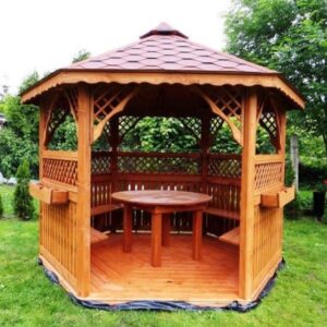 Dřevěný altán šestistranný b2a 2