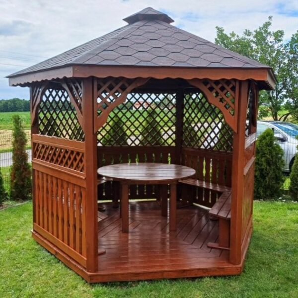 Dřevěný altán šestistranný b2a 4