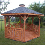 Dřevěný altán šestistranný c5a 1