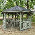 Dřevěný altán šestistranný c5a 8