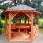 Dřevěný altán šestistranný d3 3