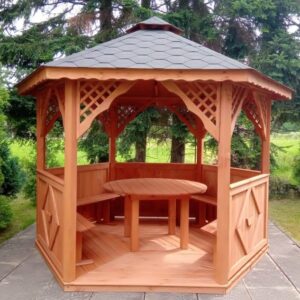 Dřevěný altán šestistranný d3 3