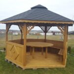 Dřevěný altán šestistranný d3 5