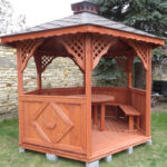 Dřevěný altán šestistranný d3 6