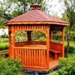 Dřevěný altán šestistranný e4 3