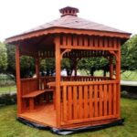 Dřevěný altán šestistranný e4 4