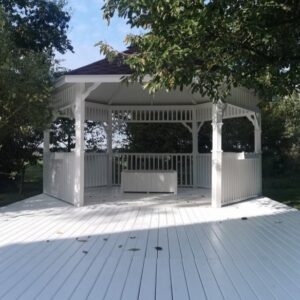 Dřevěný altán šestistranný e4 8
