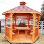 Dřevěný altán šestistranný f4a 1