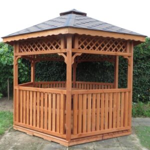 Dřevěný altán šestistranný h4c 10