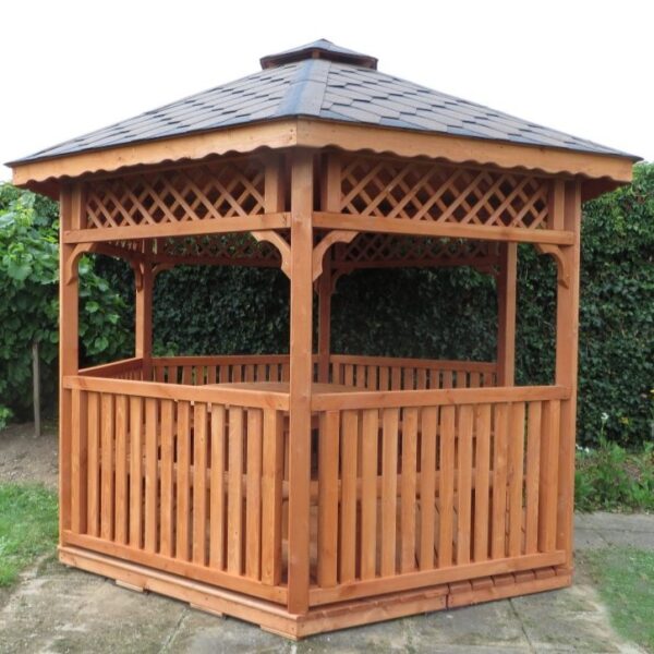 Dřevěný altán šestistranný h4c 10