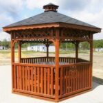 Dřevěný altán šestistranný h4c 11