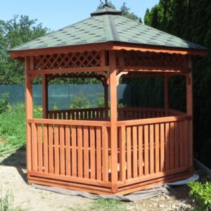 Dřevěný altán šestistranný h4c 6