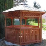 Dřevěný altán šestistranný h4c 7