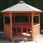 Dřevěný altán šestistranný h4c 8