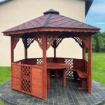 Dřevěný altán šestistranný i8 10