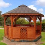 Dřevěný altán šestistranný i8