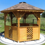 Dřevěný altán šestistranný i8 2