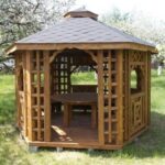 Dřevěný altán šestistranný tradicional