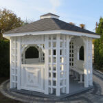 Dřevěný altán šestistranný tradicional 2