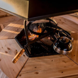 Dřevěný domek grill 1