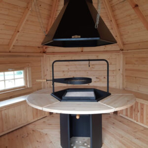 Dřevěný domek grill 11