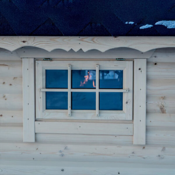 Dřevěný domek grill 2