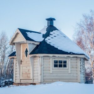 Dřevěný domek grill