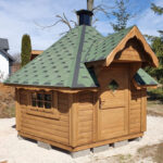 Dřevěný domek grill 6