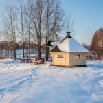 Dřevěný domek grill 7