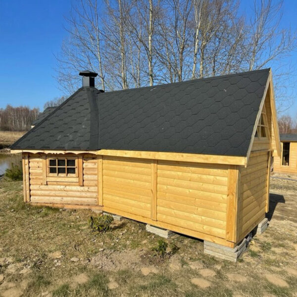 Dřevěný domek grill plus 10