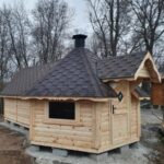 Dřevěný domek grill plus