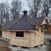 Dřevěný domek grill plus 2