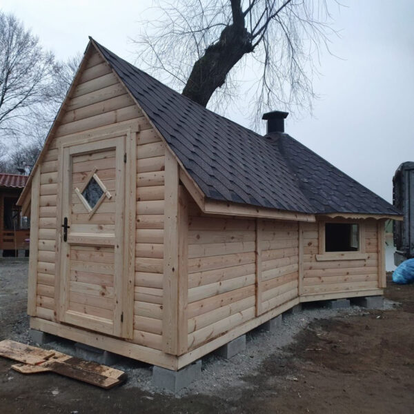 Dřevěný domek grill plus 3